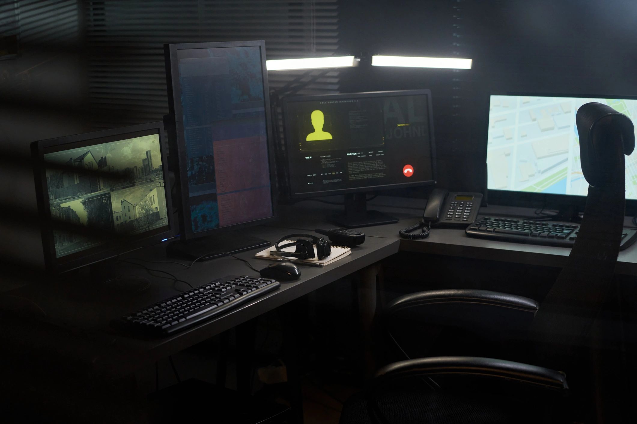 Security operations workstation monitoring digital threat data